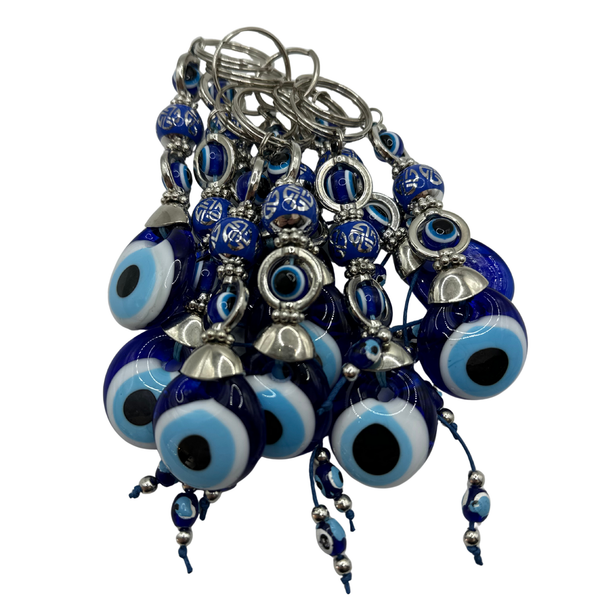Handmade Beaded Keychain – Nazar Charm (10PCS)