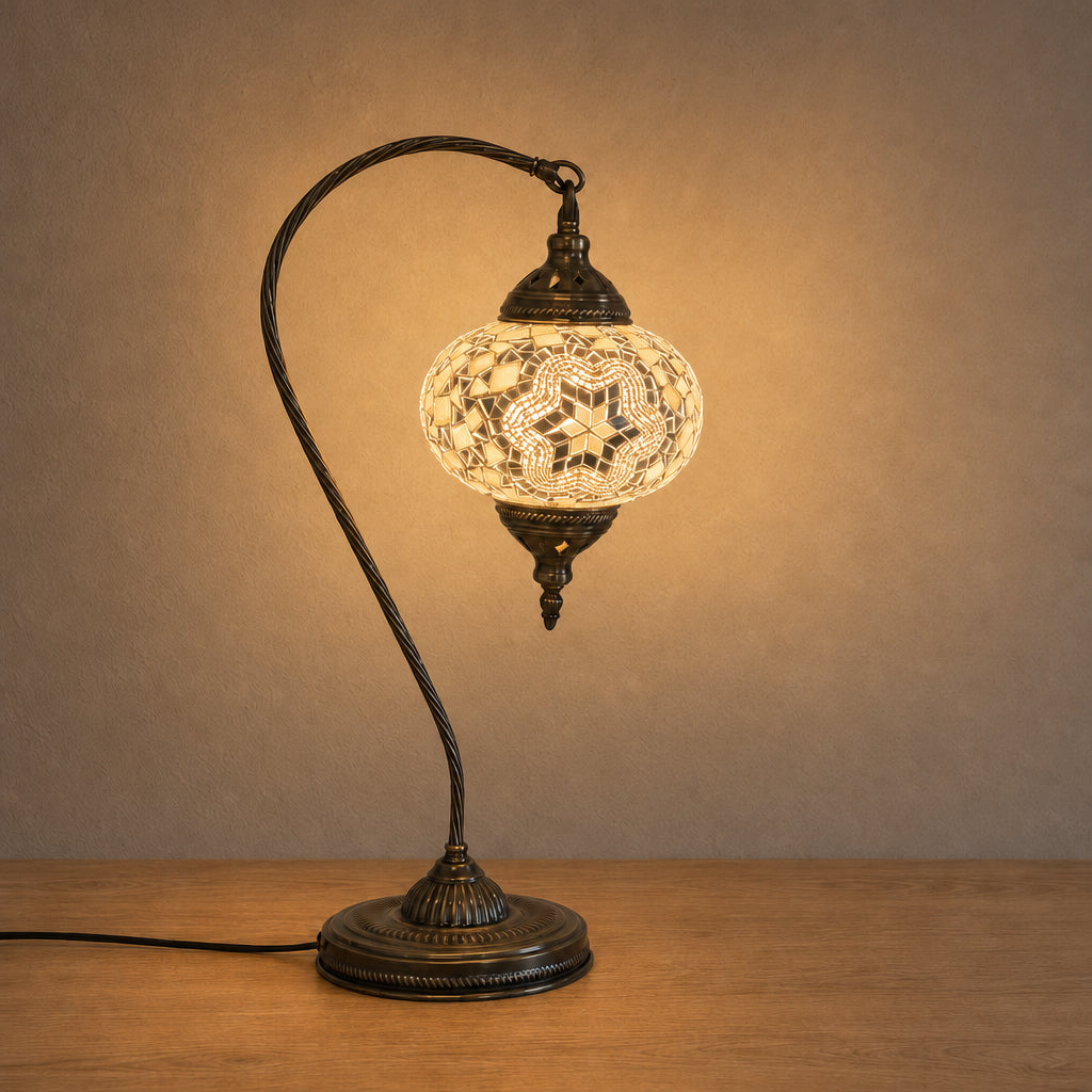Large Swan Lamp - White Star