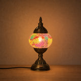 Table Lamps - Rainbow Crackle