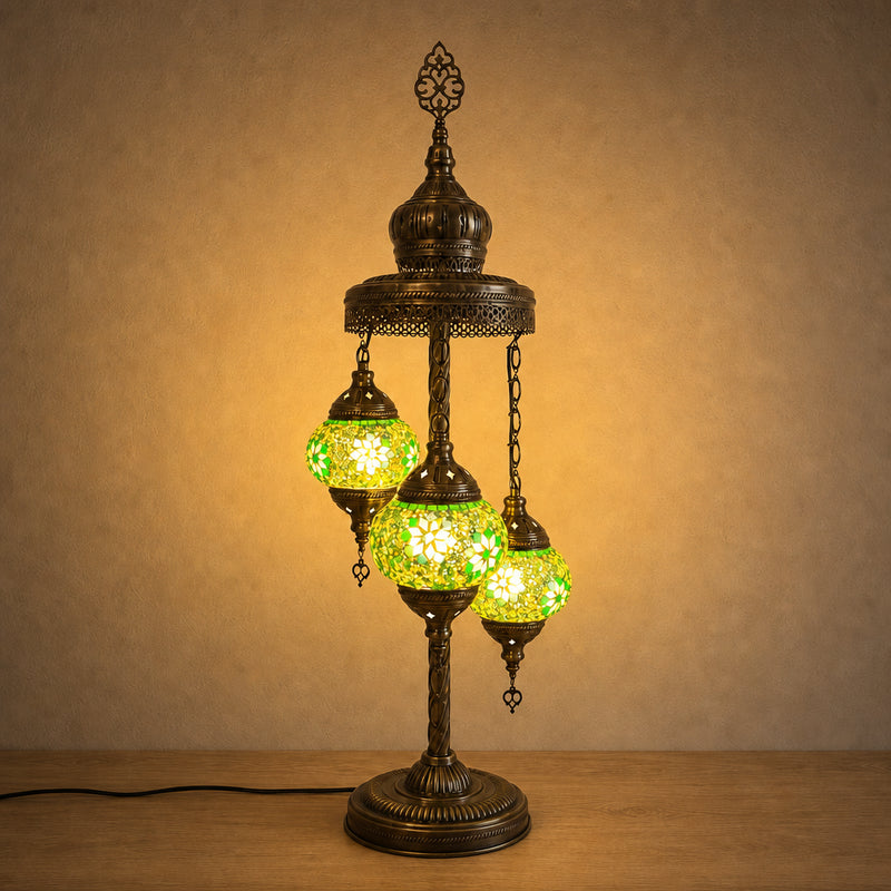 Turkish Floor Lamp with 3 Globes - FG