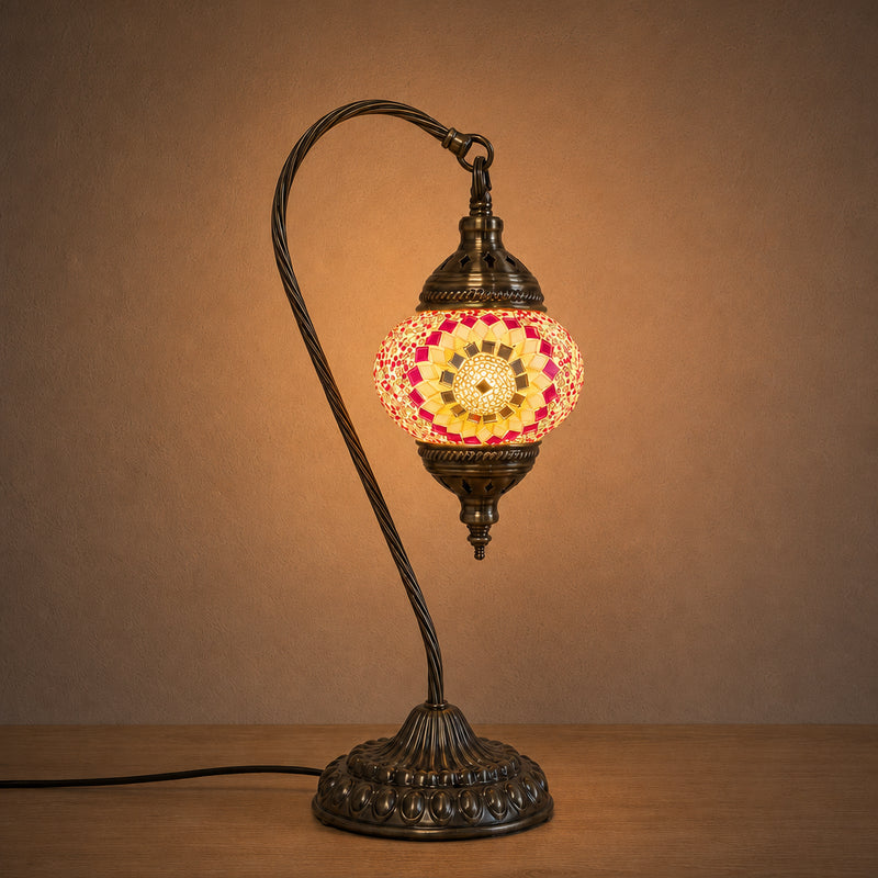 Swan Lamps Mosaics - Pink Dream