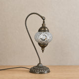 Swan Lamps Mosaics - White Mirror