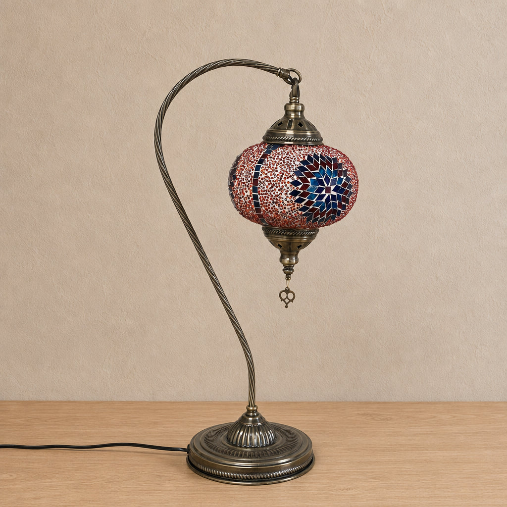 Large Swan Lamp - Red