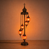 Turkish Floor Lamp with 5 Globes - FO