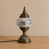 Table Lamps - White Flower — unlit