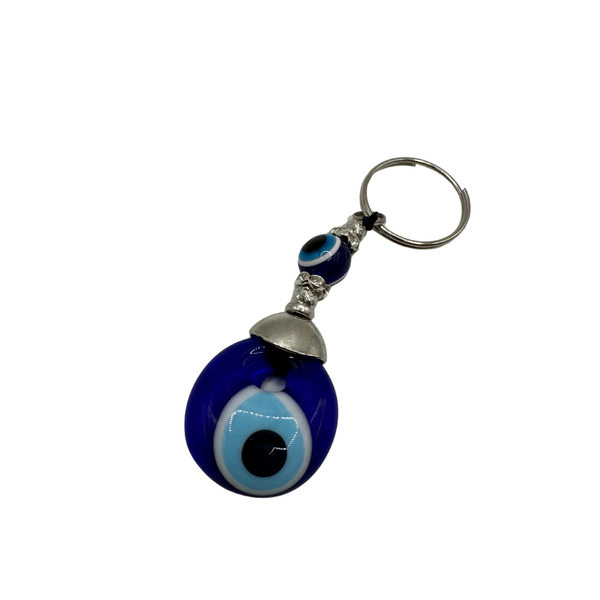 Handmade Single Bead Keychain – Nazar Charm (10PCS)