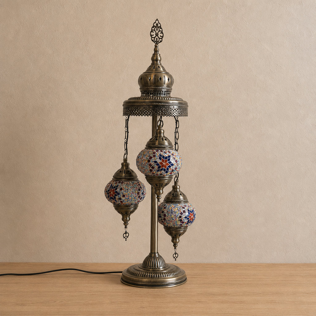 Turkish Floor Lamps 3 Pieces - Rainbow Star