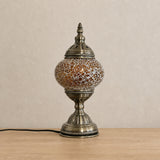 Table Lamps- Yellow Crackle
