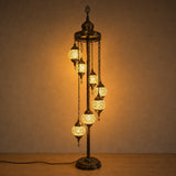 Turkish Floor Lamp with 7 Globes - C3Y