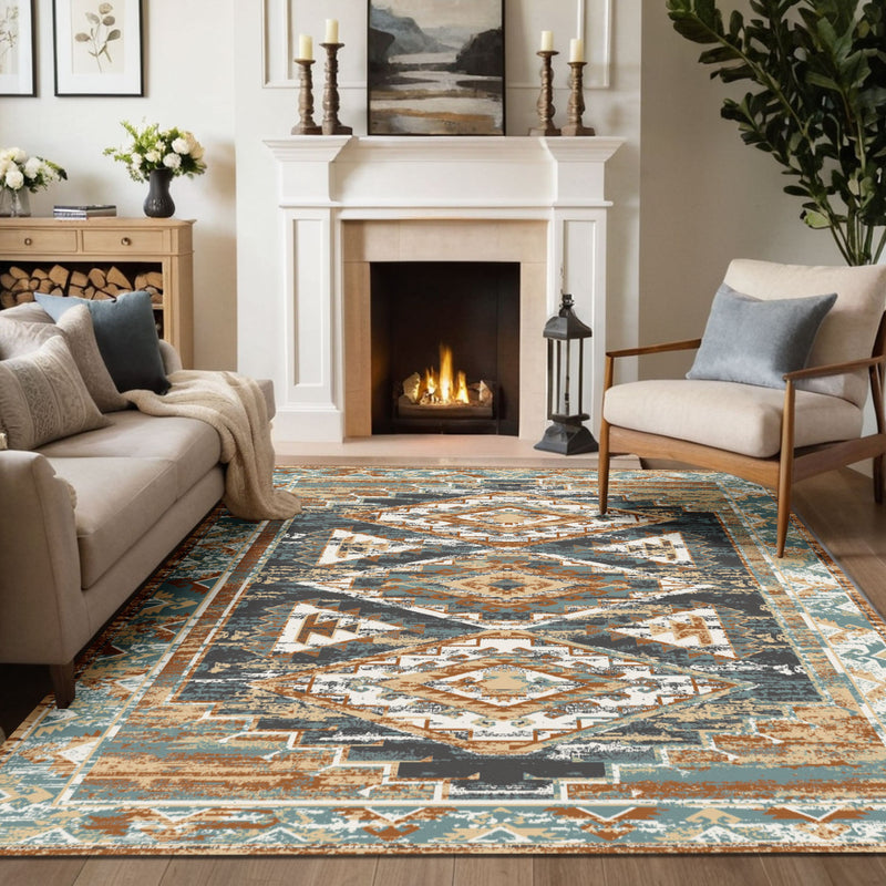 Rustic Southwestern Area Rug