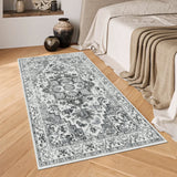 Monochrome Vintage Medallion Rug