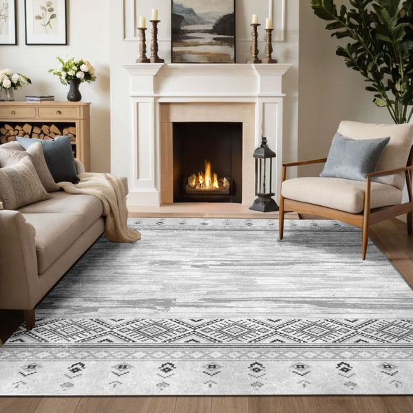 Grey Ethereal Mist Rug