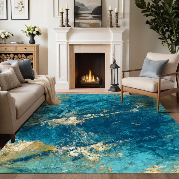 Ocean Gold Rug