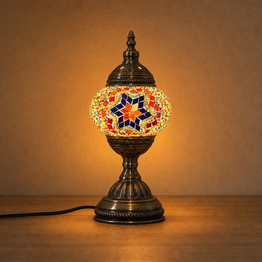 Table Lamps - Blue Star Traditional