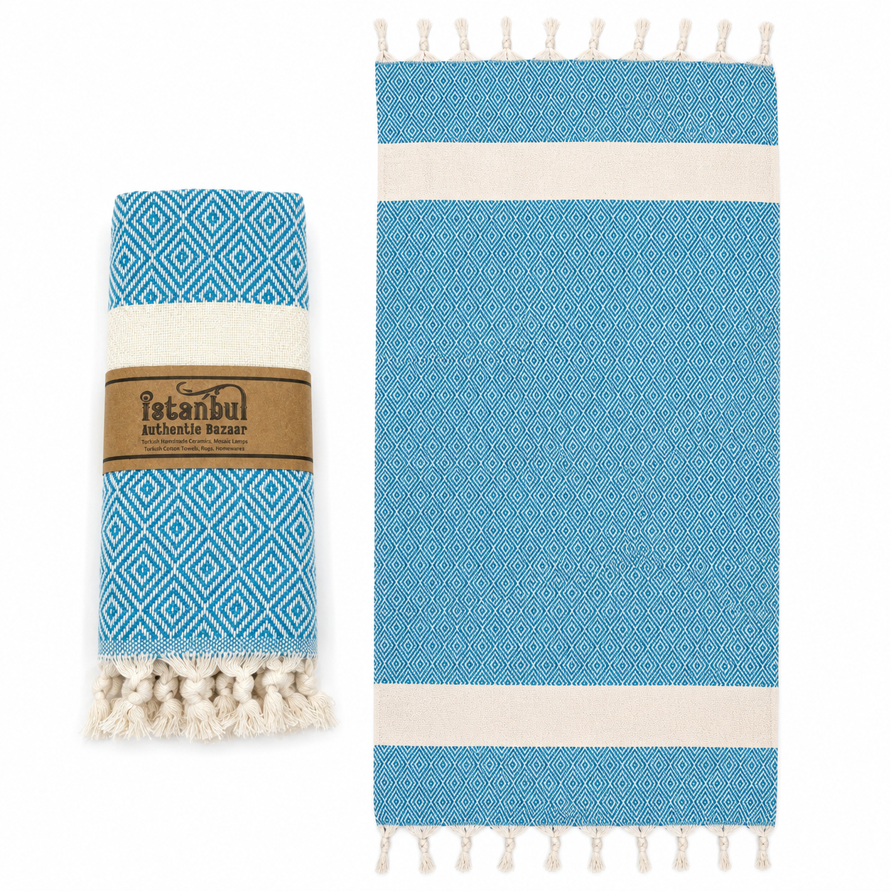 Turkish Hand Towel - Diamond