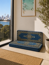 Double Cushion Set - Blue Palace