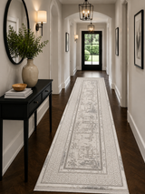 Kervan Rug Ak076 Grey/Grey Hallway Runner