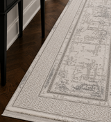 Kervan Rug Ak076 Grey/Grey Hallway Runner