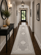 Kervan Rug Ak7114 Grey/Grey Hallway Runner