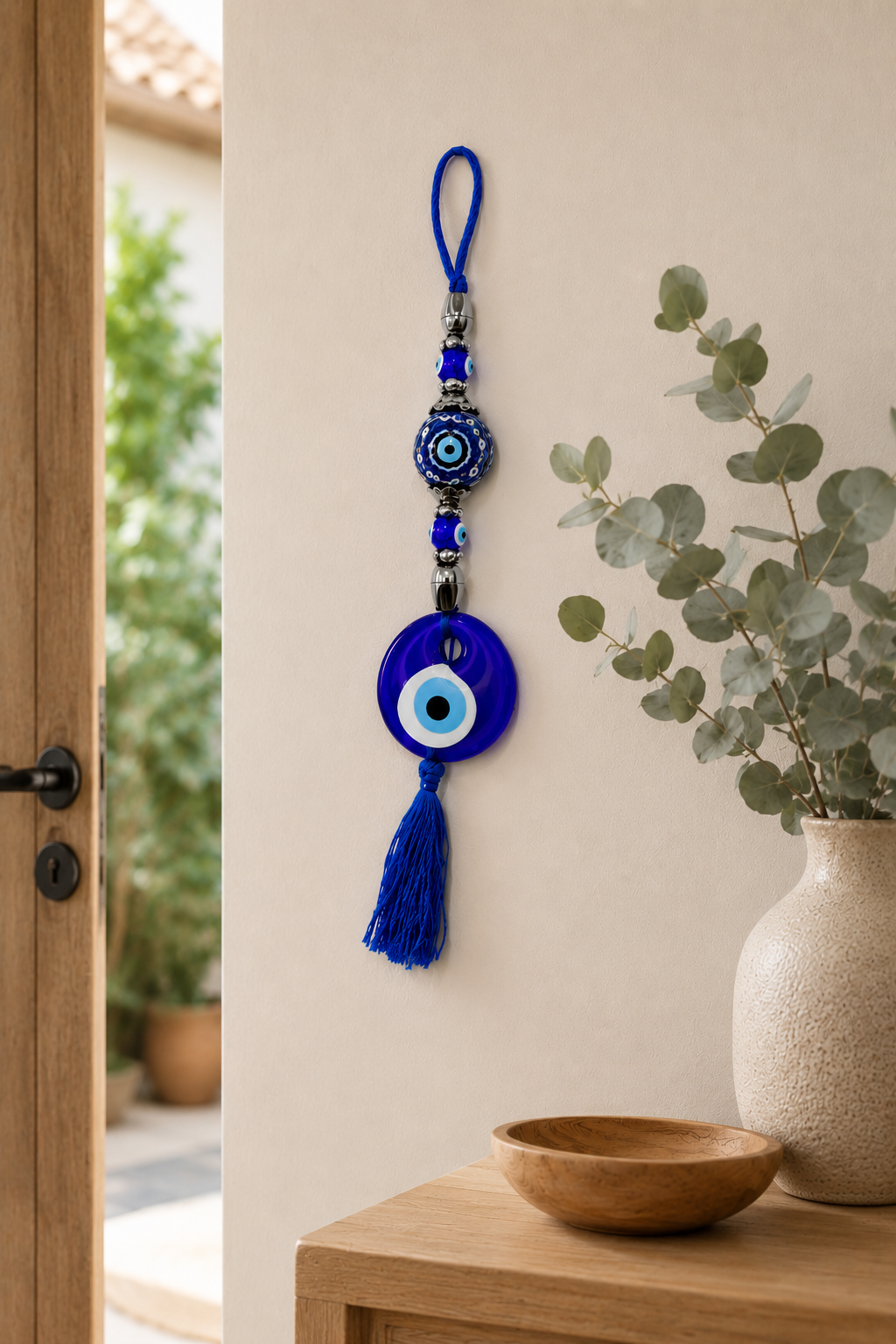Evil Eye Wall Hanging Nazar Blue