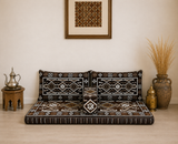Arabian Majlis & Divan Set (Floor Cushions) Brown