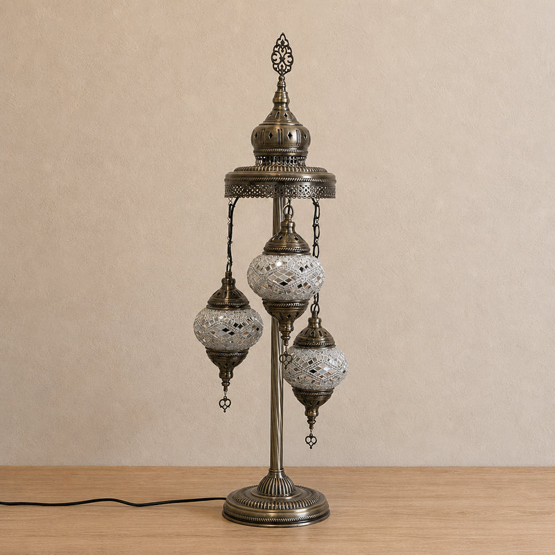Turkish Floor Lamps 3 Pieces - White