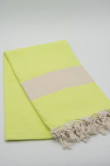 Turkish Cotton Towel - Neon Green