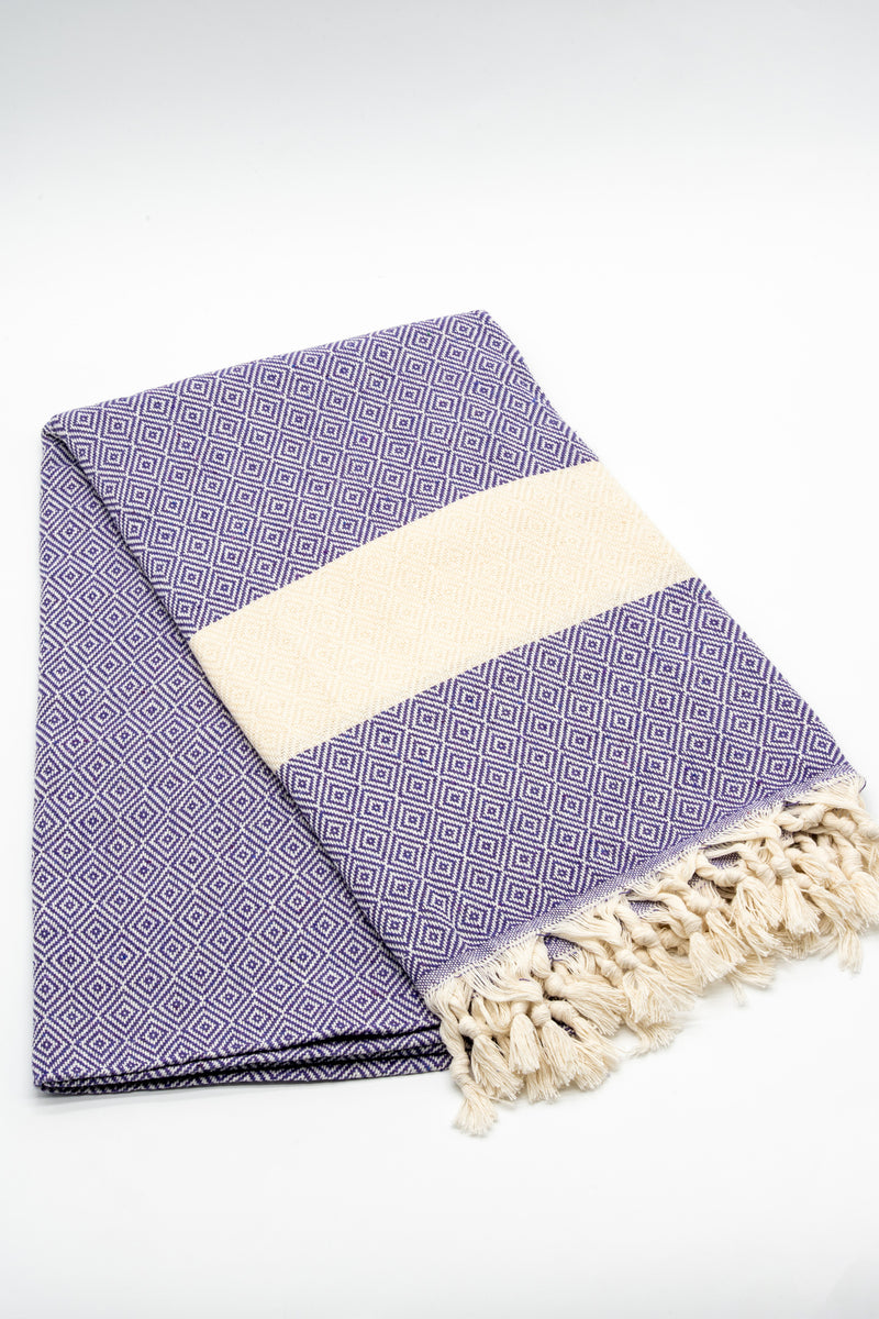 Turkish Cotton Towel- Purple