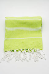 Turkish Cotton Towel - Neon Green Sultan Series