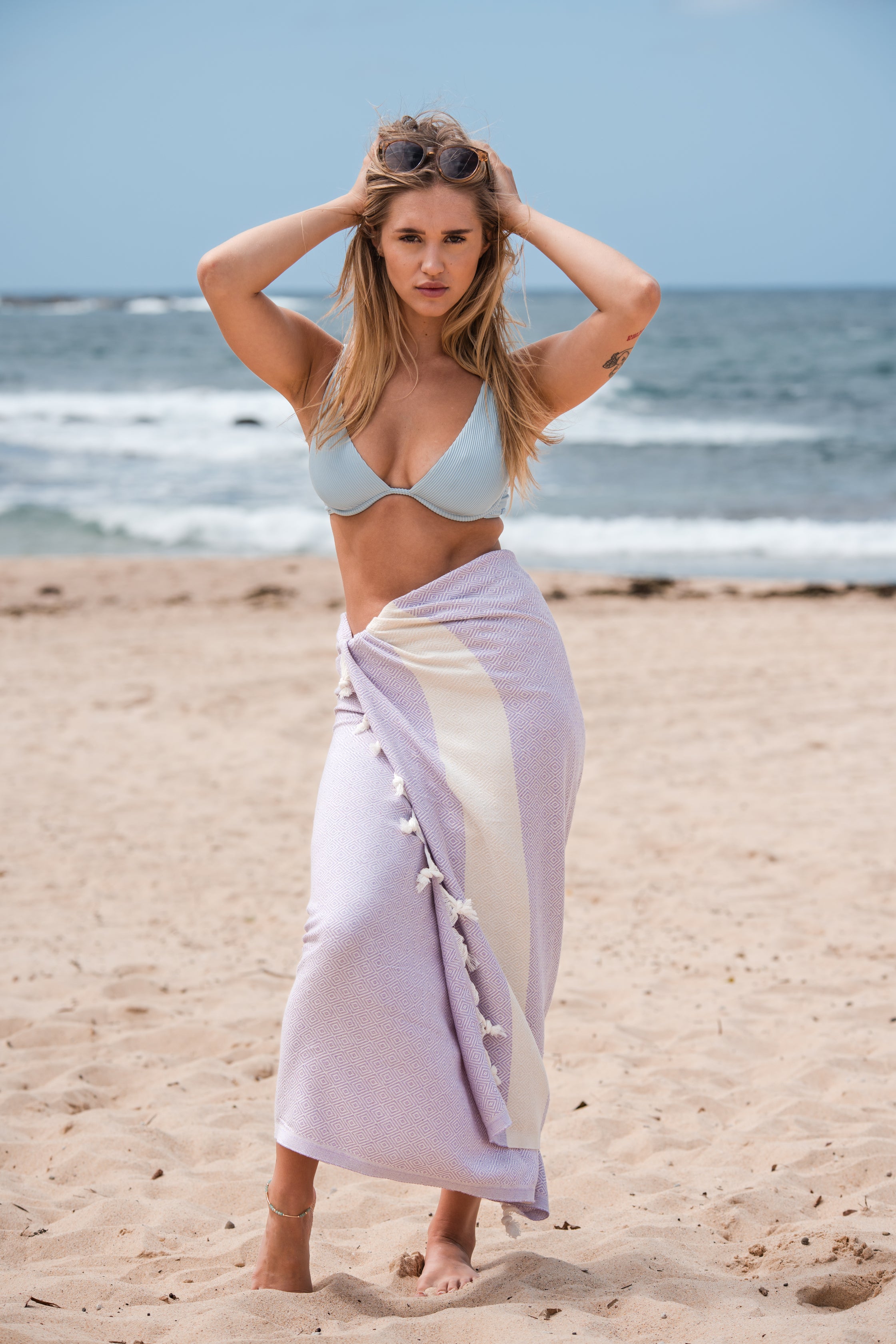 Turkish Cotton Towel - Lilac