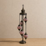 Turkish Floor Lamp with 5 Globes - CR2