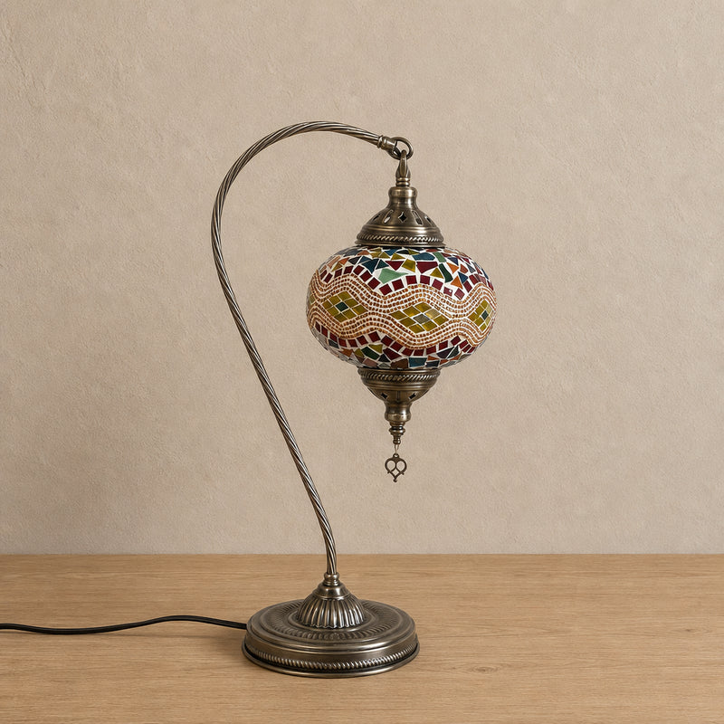 Large Swan Lamp - Multi Traditional