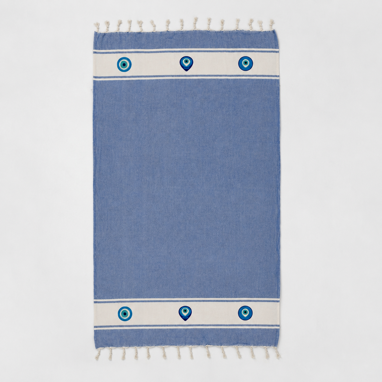 Evil Eye Print Turkish Cotton Towel