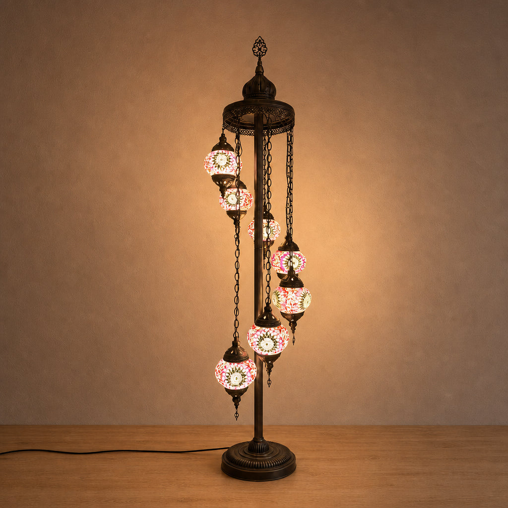 Turkish Floor Lamp with 7 Globes - VPX
