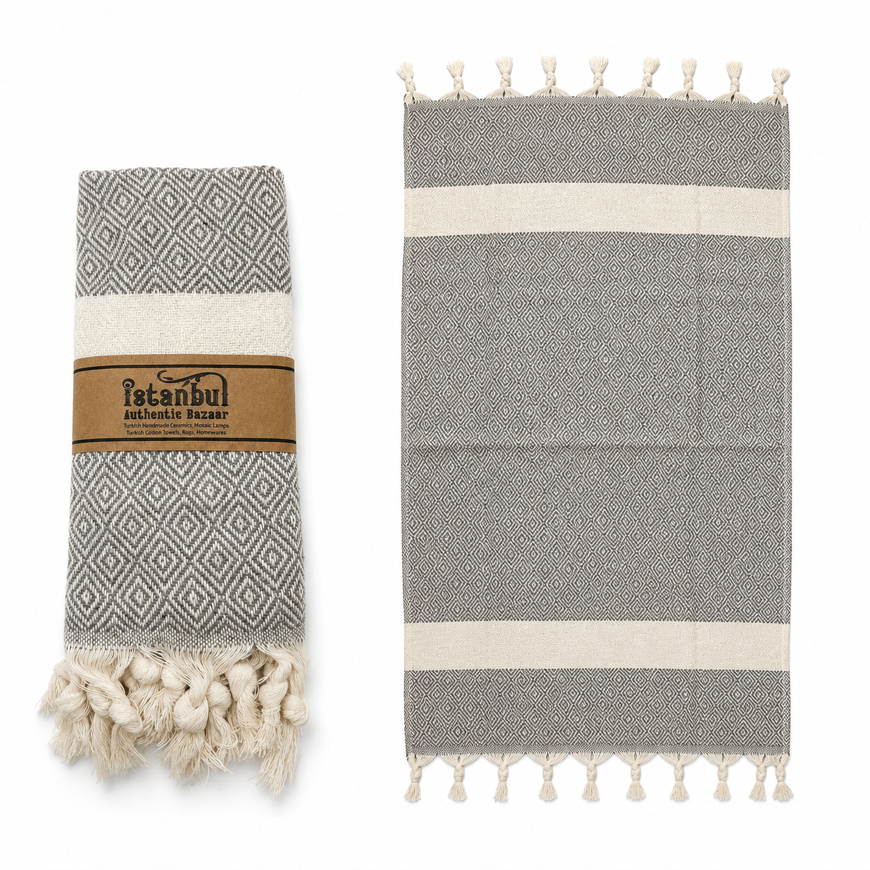 Turkish Hand Towel - Diamond