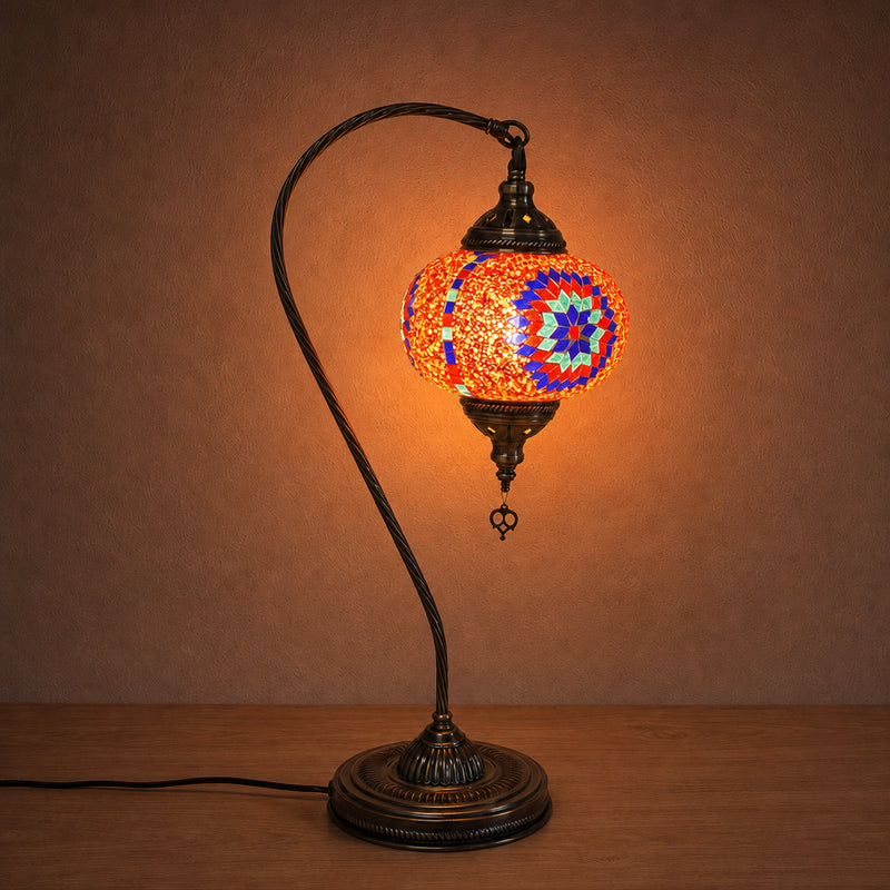 Large Swan Lamp - Red