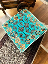 Ottoman Floor Cushion 60x60 - Aqua Elegance