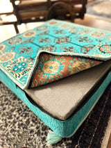 Ottoman Floor Cushion 60x60 - Aqua Elegance