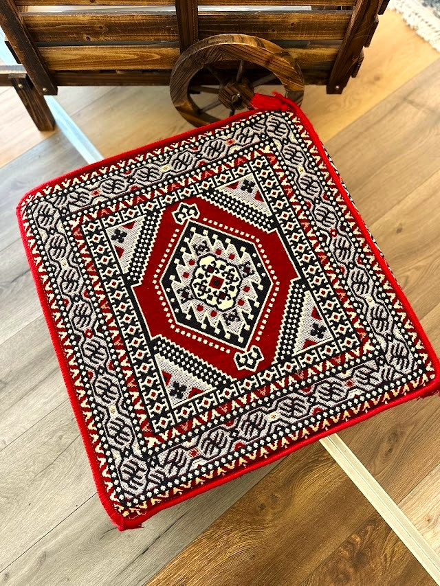 Ottoman Floor Cushion 60x60 - Red Palace