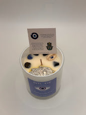 Evil Eye Protection Candle- Rich Flower 8 OZ