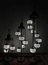 Turkish Floor Lamp with 5 Globes - M40