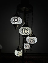 Turkish Floor Lamp with 5 Globes - M40