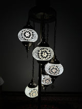 Turkish Floor Lamp with 5 Globes - M40