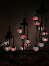Turkish Floor Lamp with 5 Globes - Fc