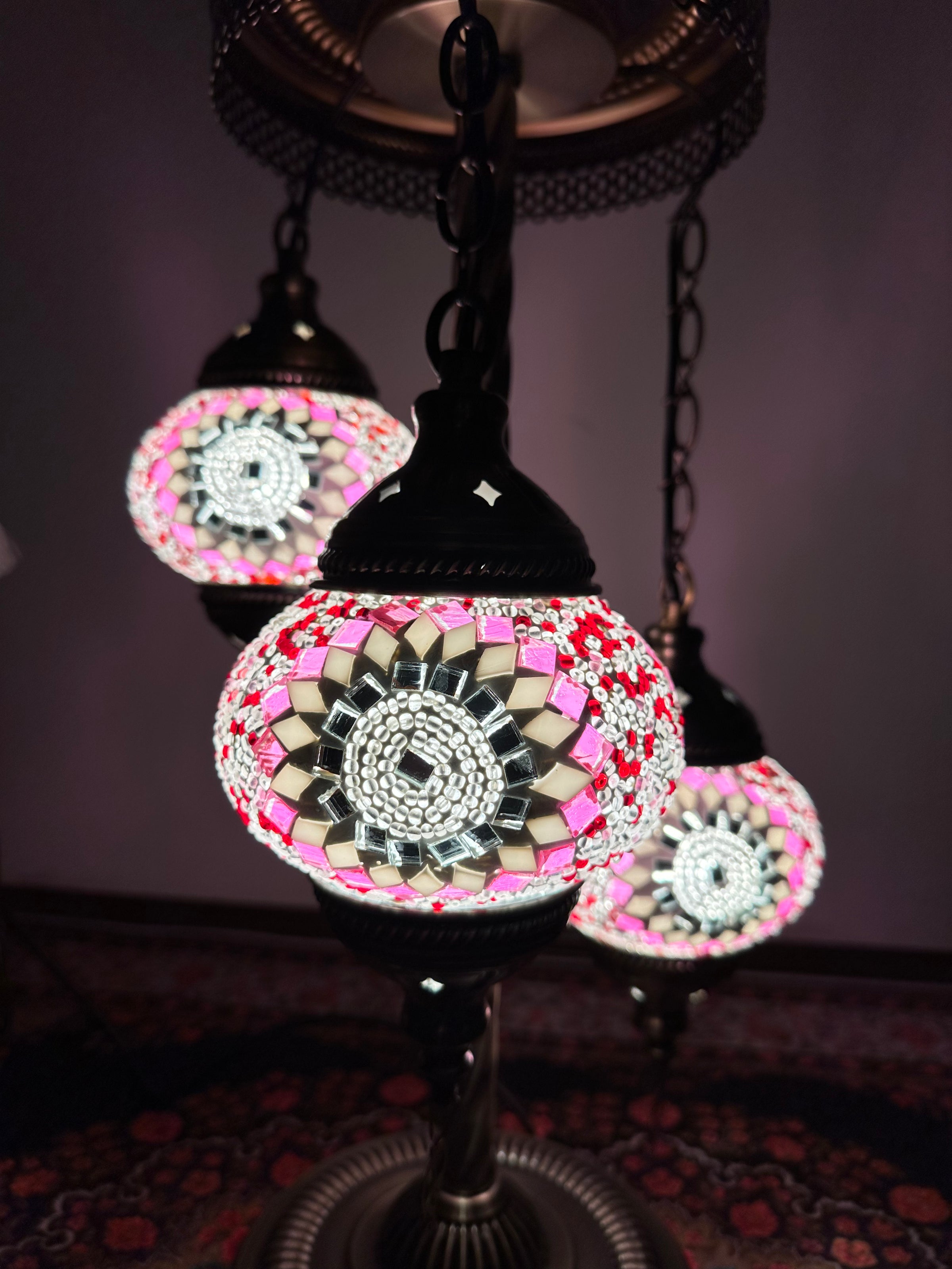 Turkish Floor Lamp with 3 Globes - VPX