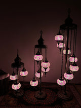 Turkish Floor Lamp with 5 Globes - Fpp