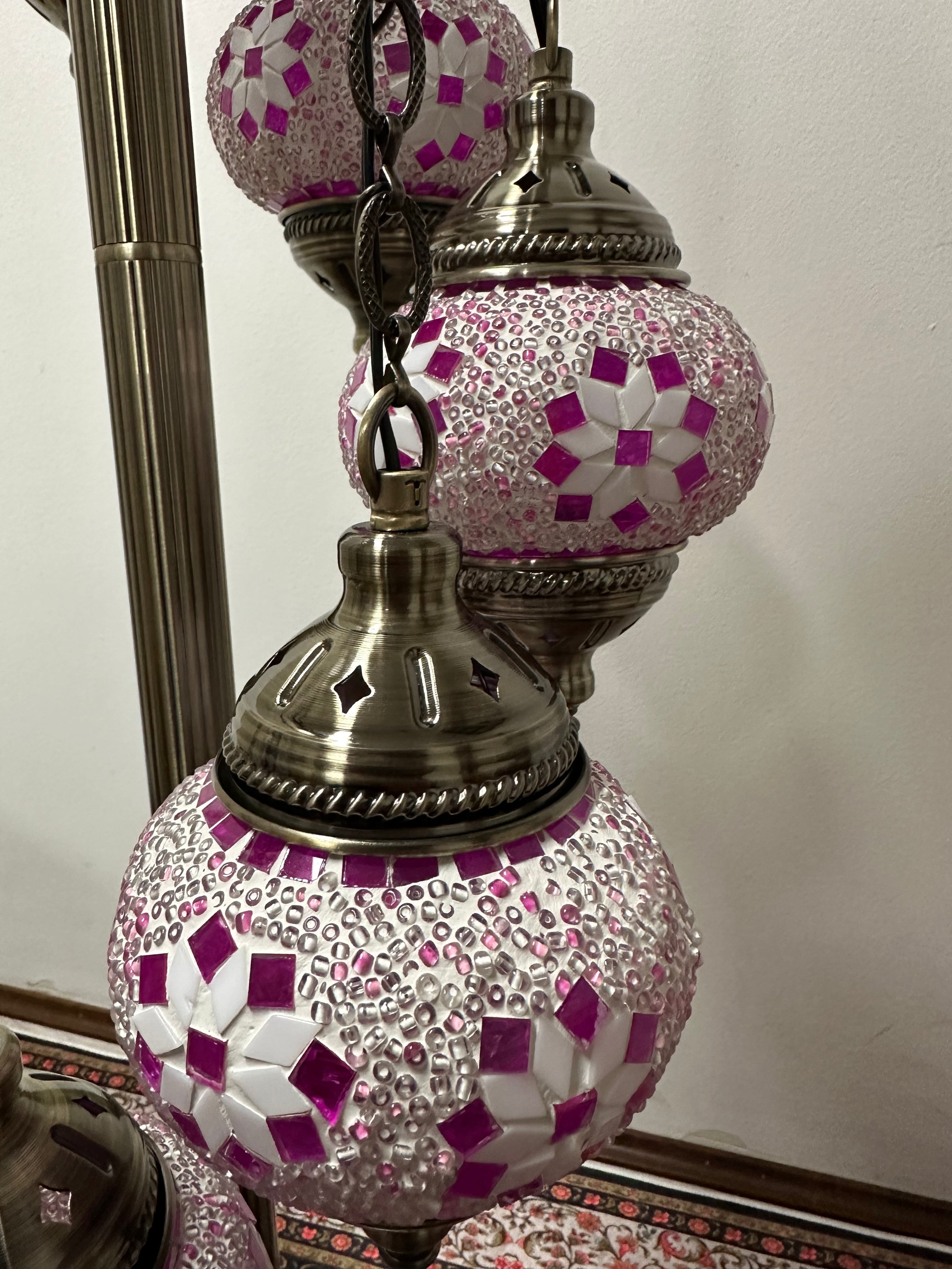 Turkish Floor Lamp with 7 Globes - FPP