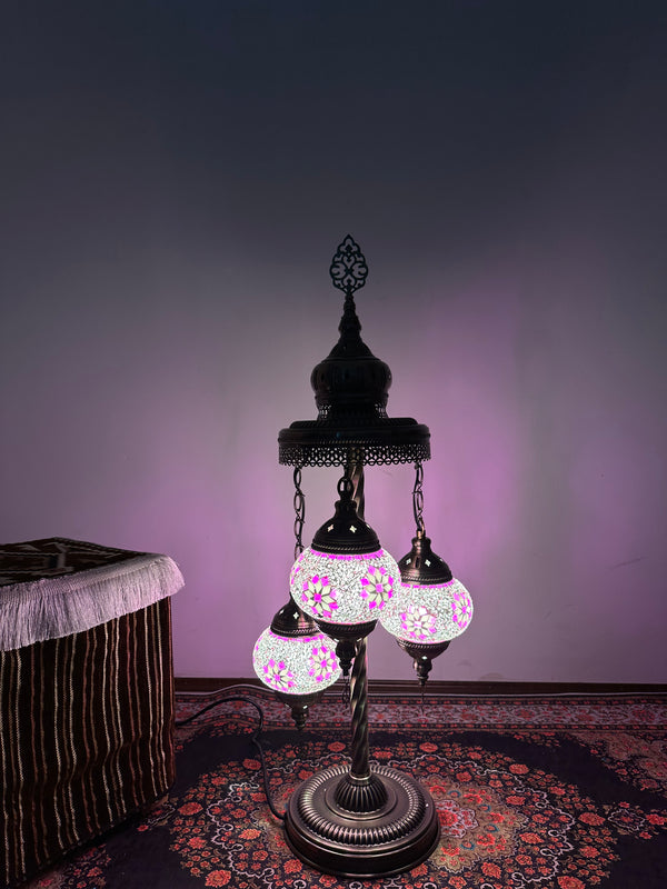 Turkish Floor Lamp with 3 Globes - FPP