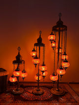 Turkish Floor Lamp with 5 Globes - FO