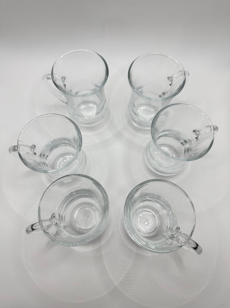 Handle Tea Glass Set (6 Pieces)